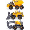 imageDICKIE TOYS  10 Inch Construction Truck 3 Pack 203725007