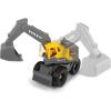 imageDICKIE TOYS  10 Inch Playset with 2 Volvo Construction Trucks Yellow