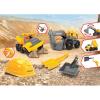 imageDICKIE TOYS  10 Inch Playset with 2 Volvo Construction Trucks Yellow