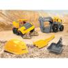 imageDICKIE TOYS  10 Inch Playset with 2 Volvo Construction Trucks Yellow