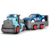 imageDICKIE TOYS Happy 25 Inch Truck And Trailer With 1 Car